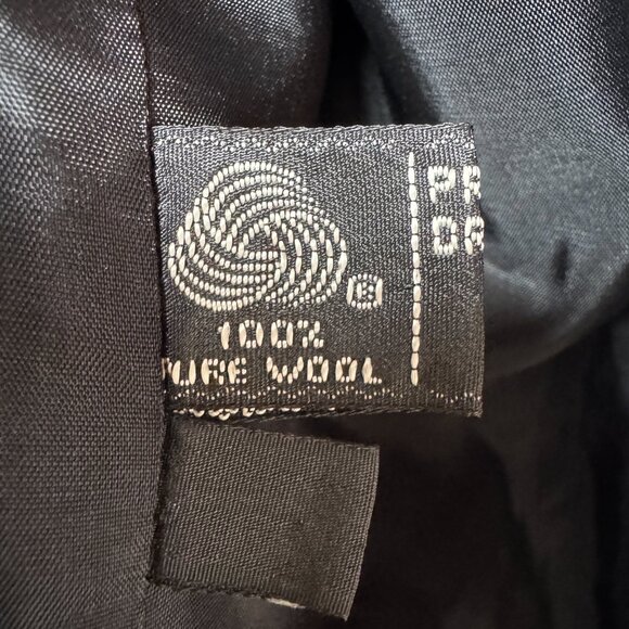 VTG Giorgio Sant Angelo 100% Wool Single Button Red Plaid Blazer in Women's 12 - Picture 9 of 9